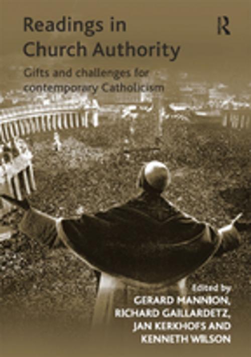 Cover of the book Readings in Church Authority by Richard Gaillardetz, Kenneth Wilson, Taylor and Francis