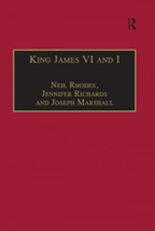 Cover of the book King James VI and I by Neil Rhodes, Jennifer Richards, Taylor and Francis