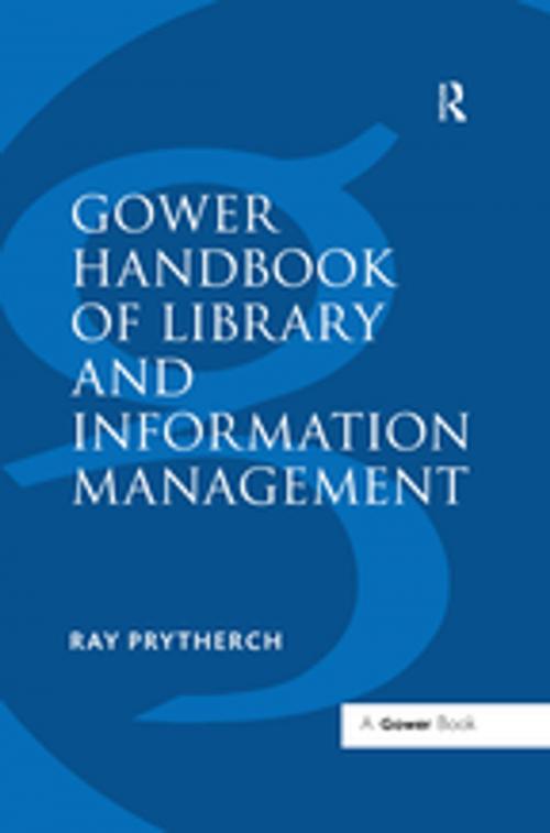 Cover of the book Gower Handbook of Library and Information Management by , Taylor and Francis