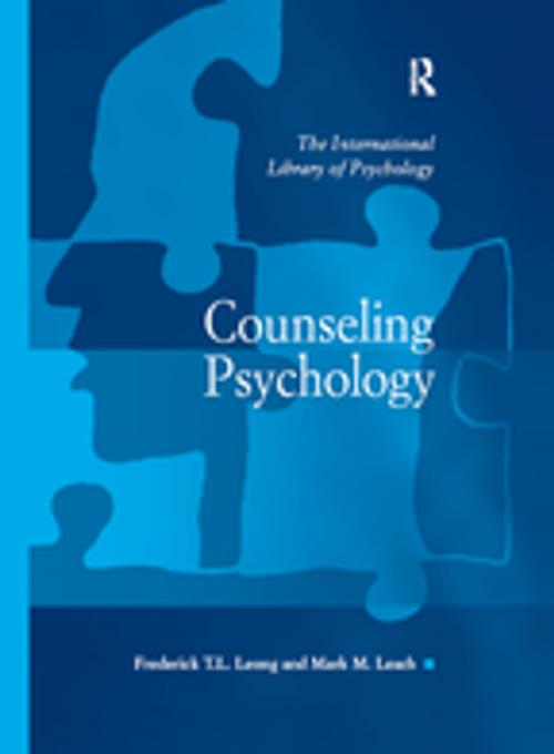 Cover of the book Counseling Psychology by Mark M. Leach, Taylor and Francis