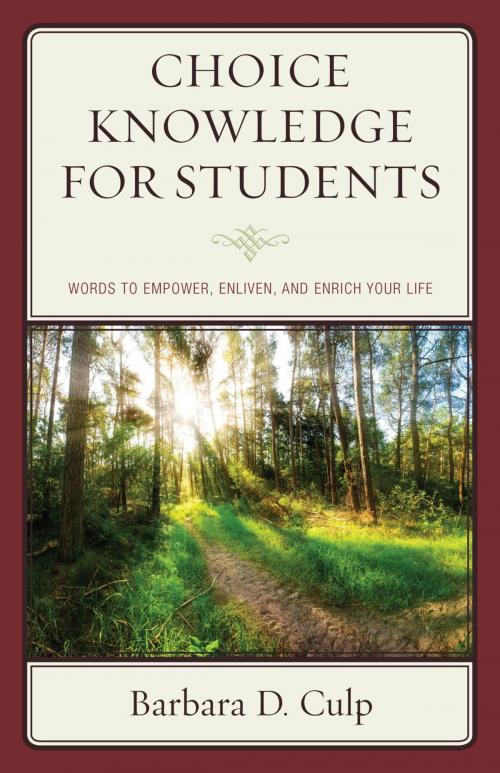 Cover of the book Choice Knowledge for Students by Barbara D. Culp, Rowman & Littlefield Publishers