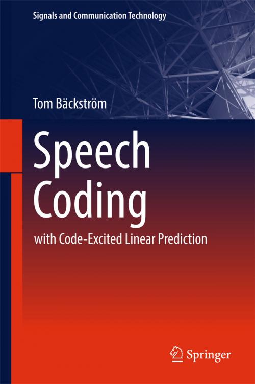 Cover of the book Speech Coding by Tom Bäckström, Springer International Publishing