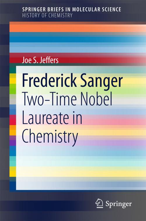 Cover of the book Frederick Sanger by Joe S. Jeffers, Springer International Publishing