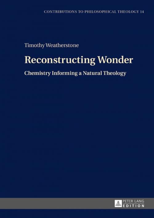 Cover of the book Reconstructing Wonder by Timothy Weatherstone, Peter Lang