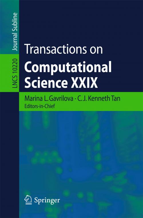 Cover of the book Transactions on Computational Science XXIX by , Springer Berlin Heidelberg