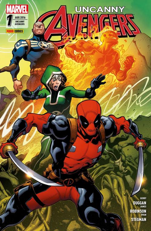 Cover of the book Uncanny Avengers 1 - Wiedergeburt by Gerry Duggan, Marvel bei Panini Comics