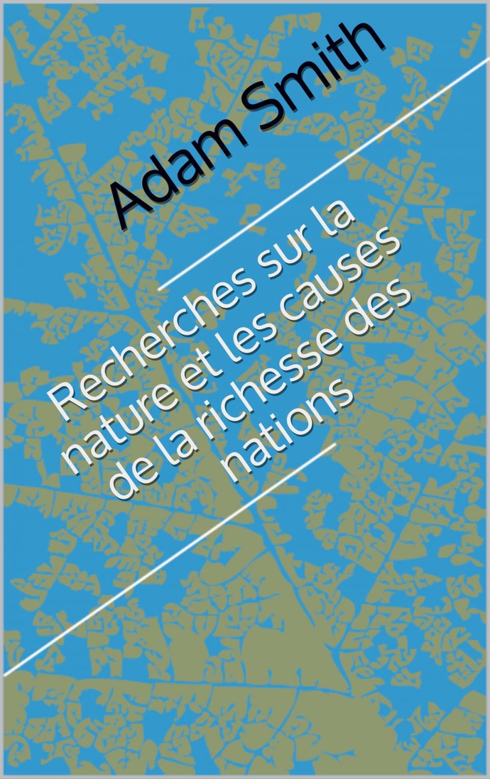 Big bigCover of Recherches sur la nature et les causes de la richesse des nations