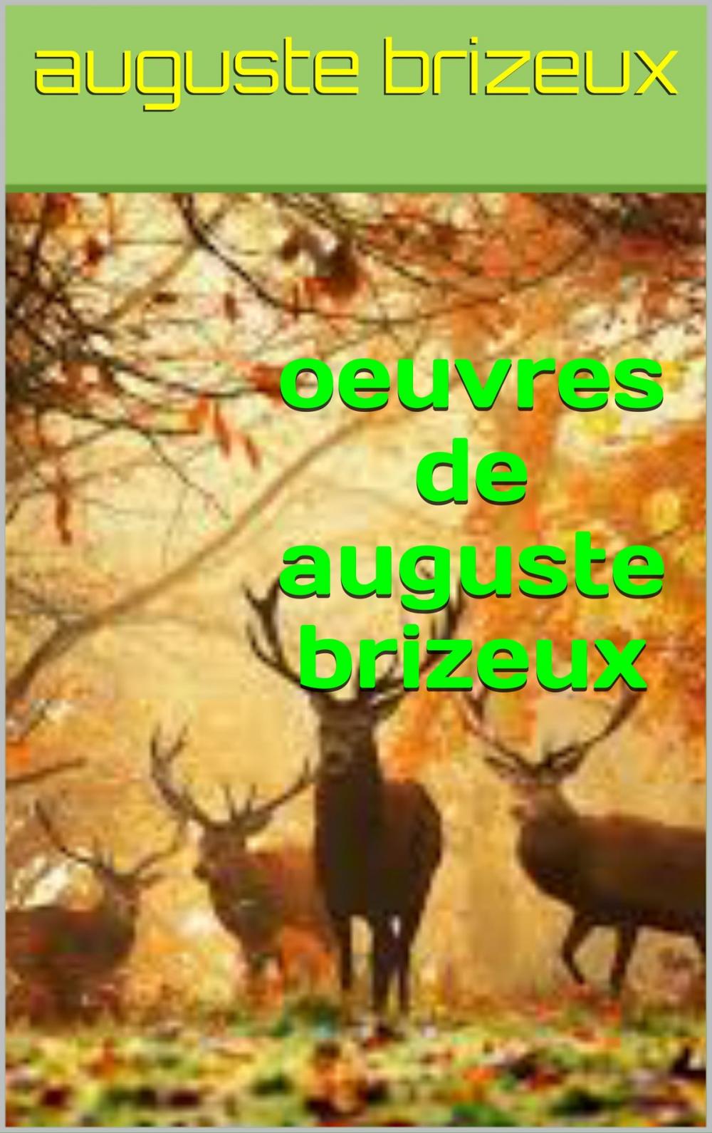 Big bigCover of oeuvres de auguste brizeux