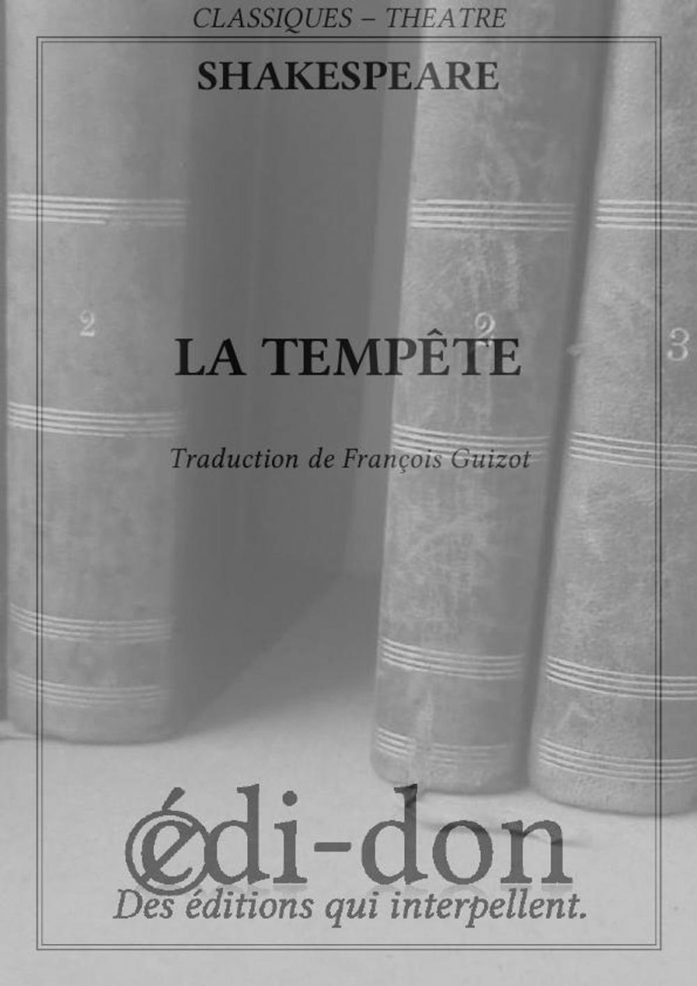 Big bigCover of La Tempête