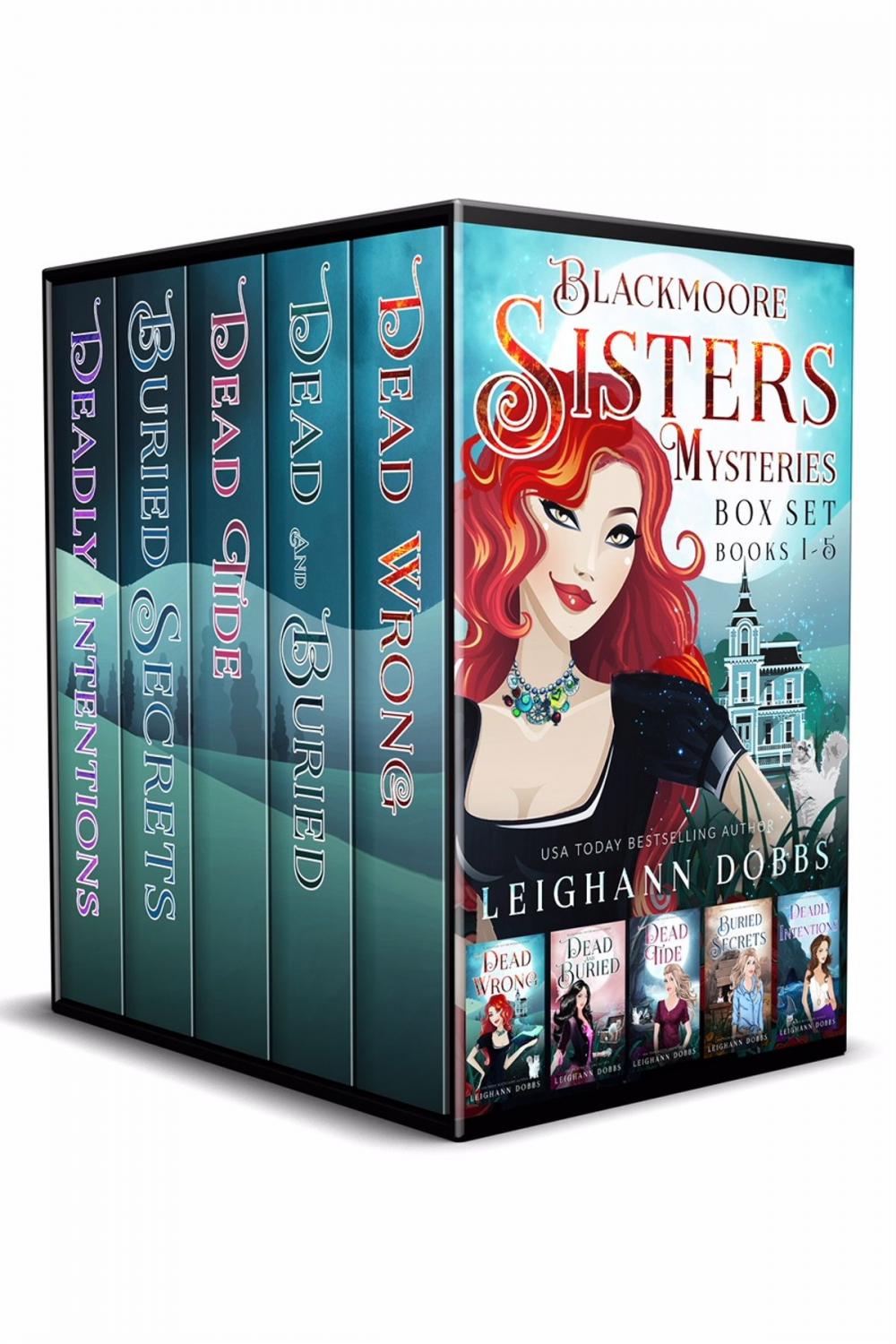 Big bigCover of Blackmoore Sisters Cozy Mysteries Box-Set Books 1-5