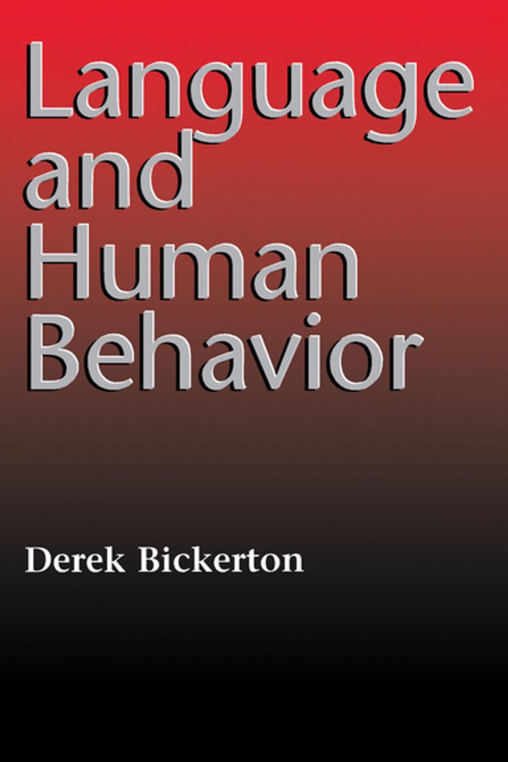 Big bigCover of Language and Human Behavior