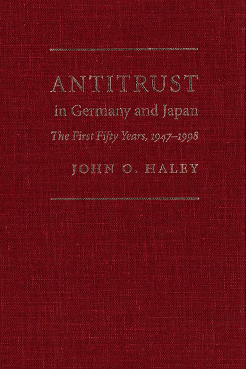 Big bigCover of Antitrust in Germany and Japan