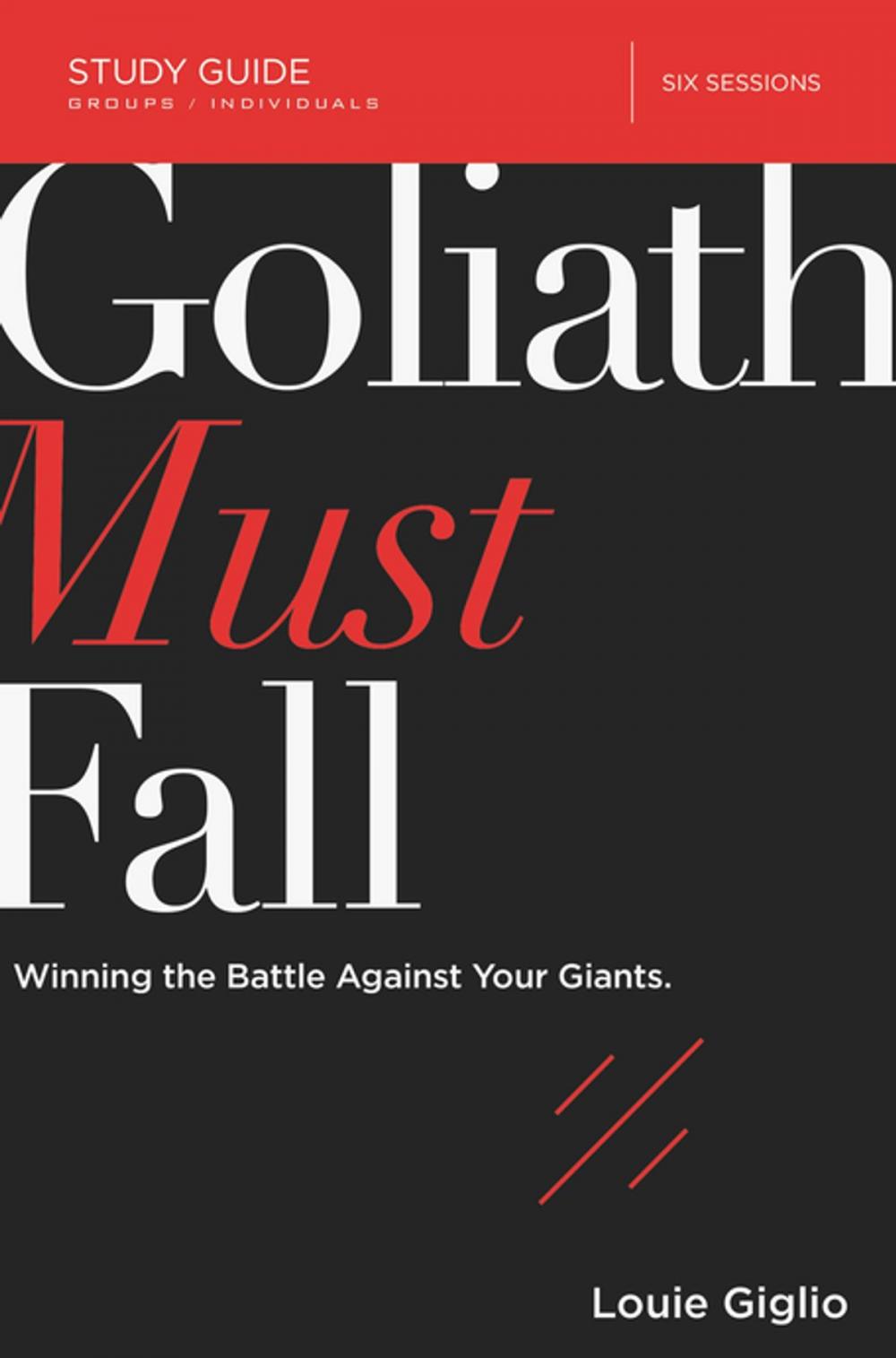 Big bigCover of Goliath Must Fall Study Guide