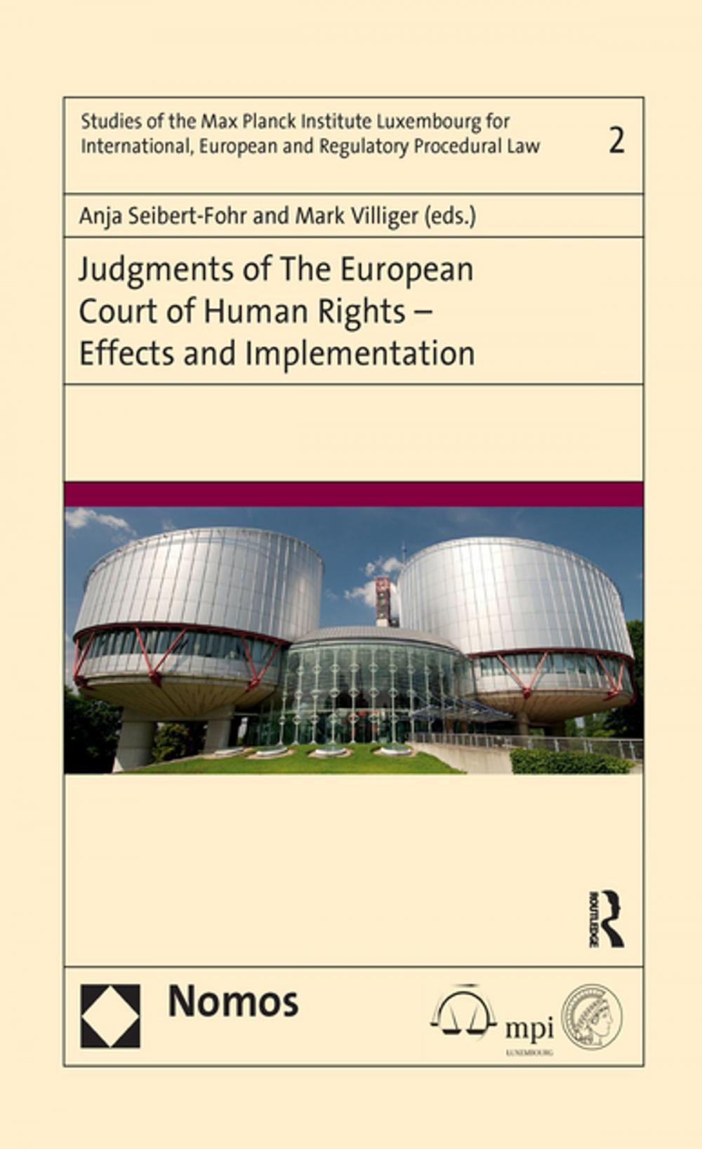 Big bigCover of Judgments of the European Court of Human Rights - Effects and Implementation