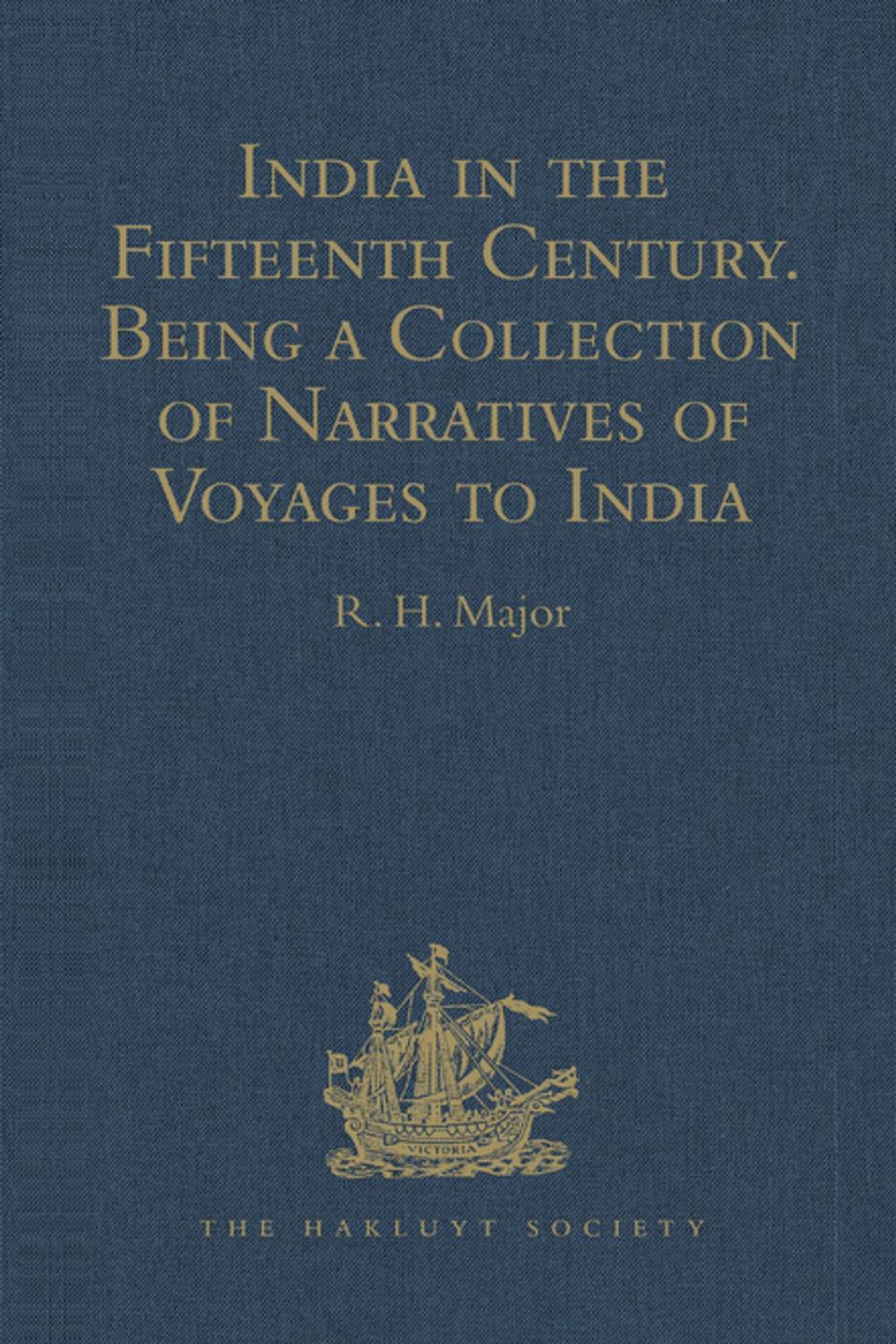 Big bigCover of India in the Fifteenth Century