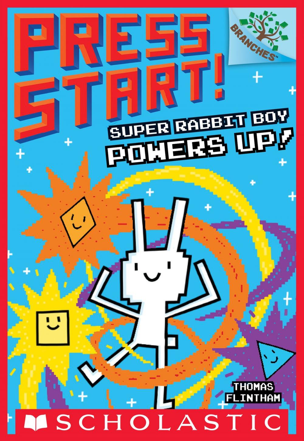 Big bigCover of Super Rabbit Boy Powers Up! A Branches Book (Press Start! #2)