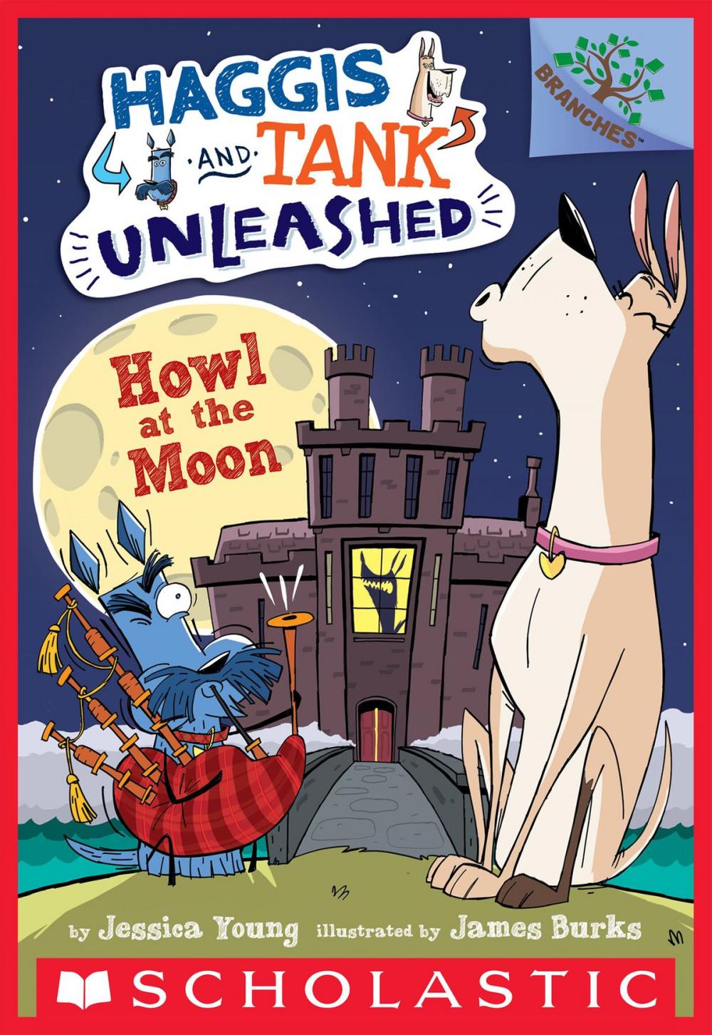 Big bigCover of Howl at the Moon: A Branches Book (Haggis and Tank Unleashed #3)