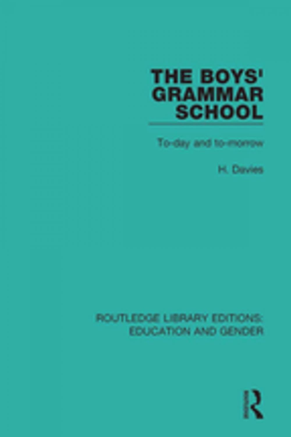 Big bigCover of The Boys' Grammar School