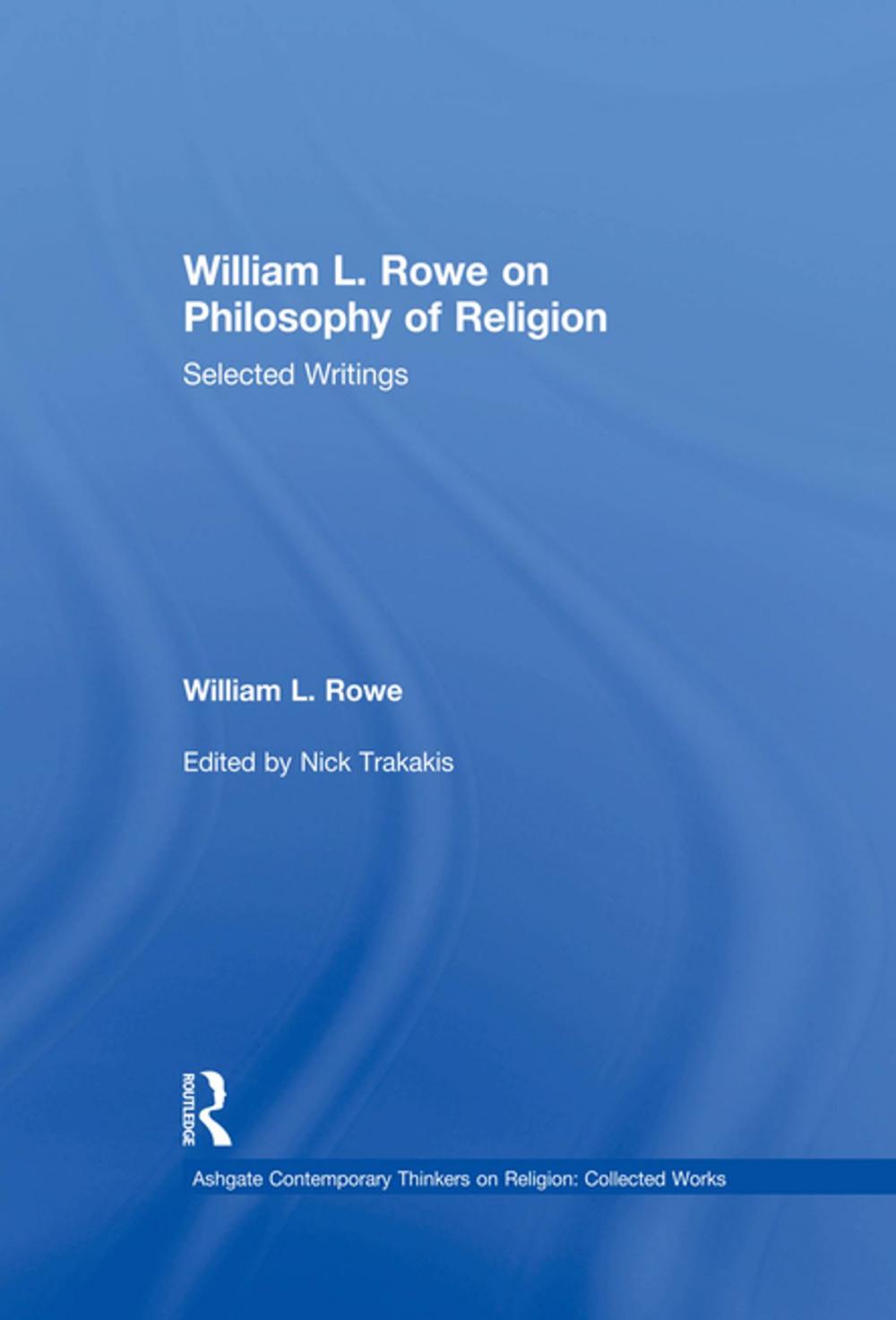 Big bigCover of William L. Rowe on Philosophy of Religion