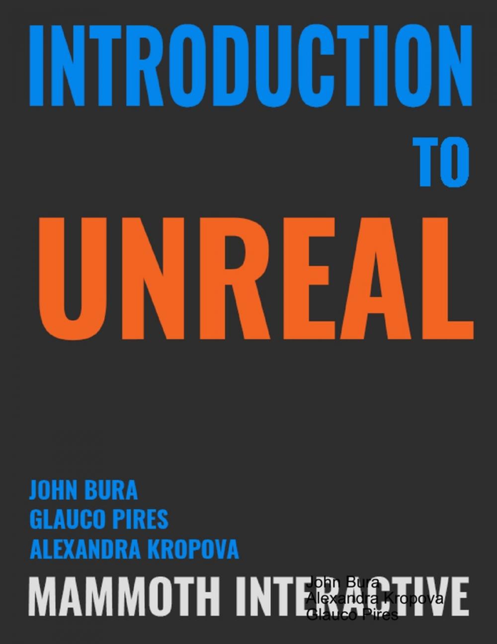 Big bigCover of Introduction to Unreal