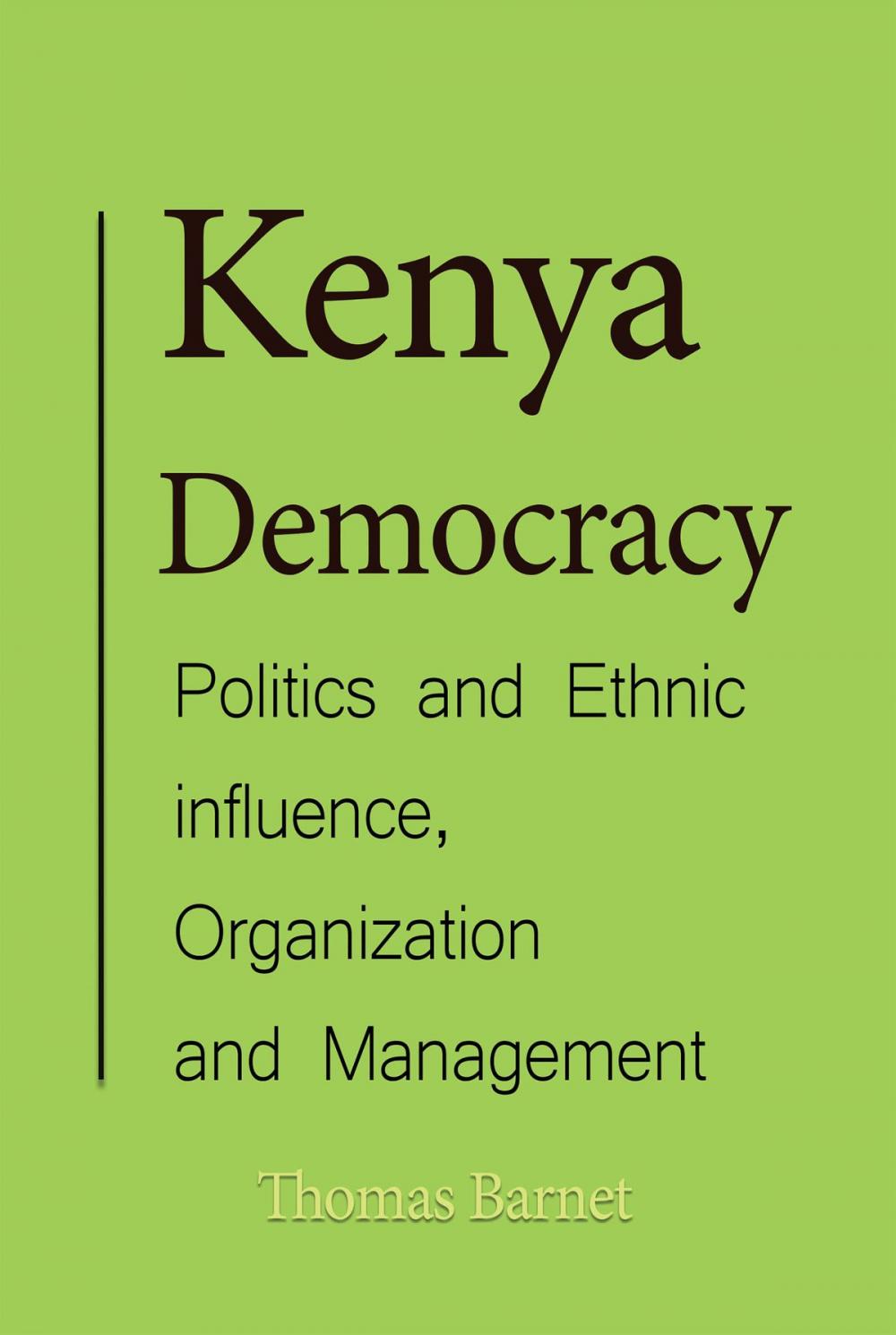 Big bigCover of Kenya Democracy