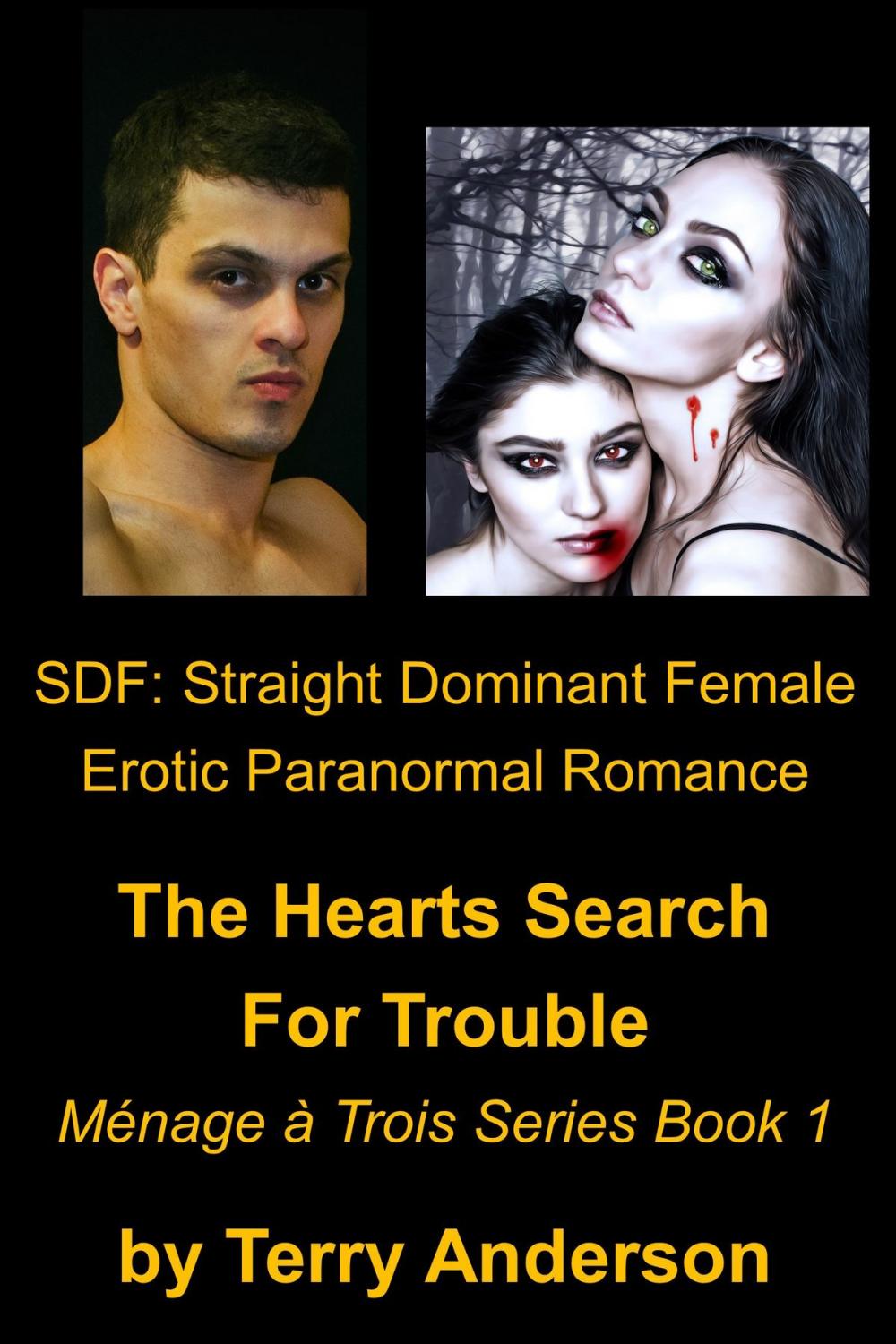 Big bigCover of SDF: Straight Dominant Female Erotic Paranormal Romance, The Hearts Search for Trouble, Menage Series Book 1