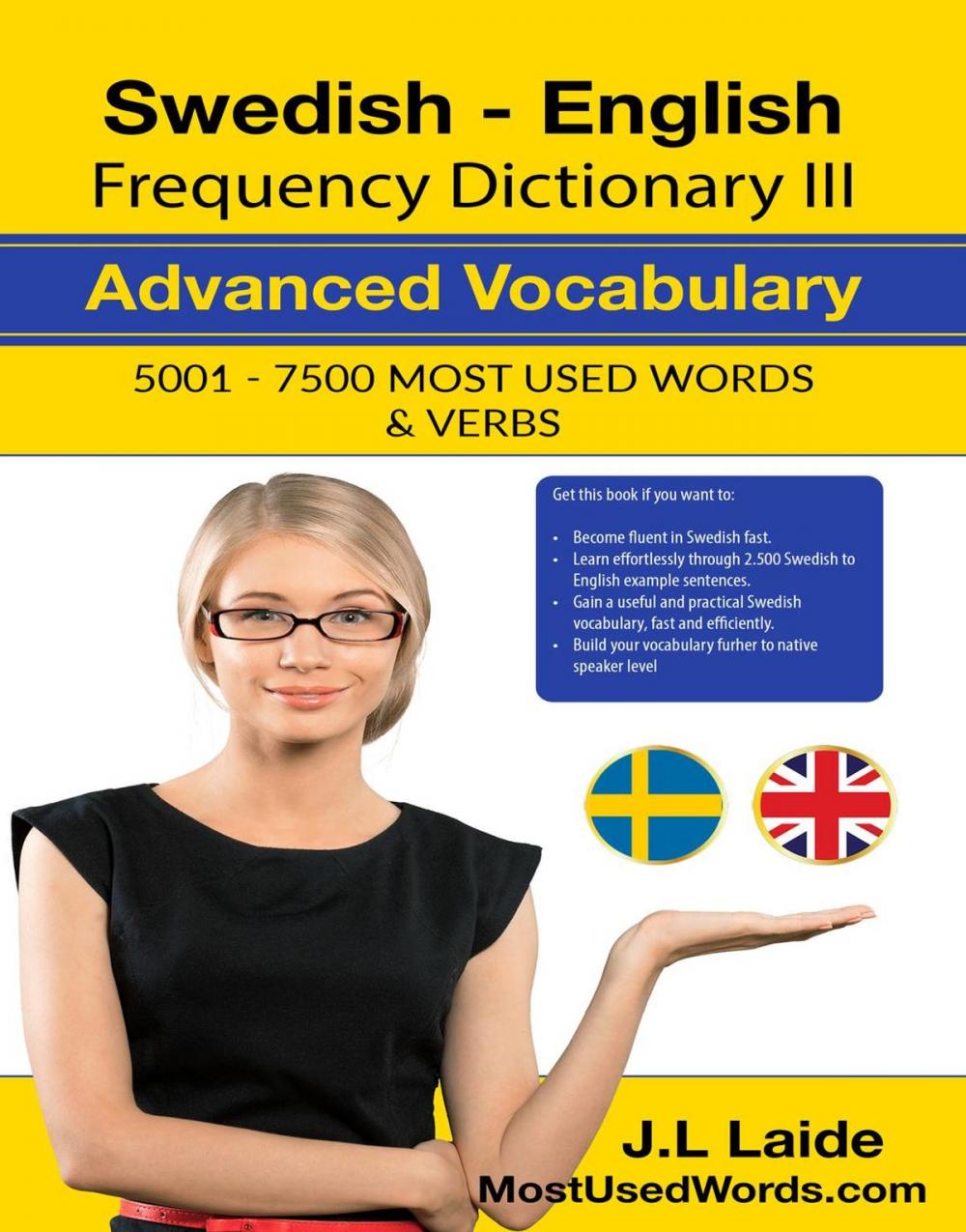 Big bigCover of Swedish English Frequency Dictionary II - Intermediate Vocabulary - 5001 - 7500 Most Used Words & Verbs