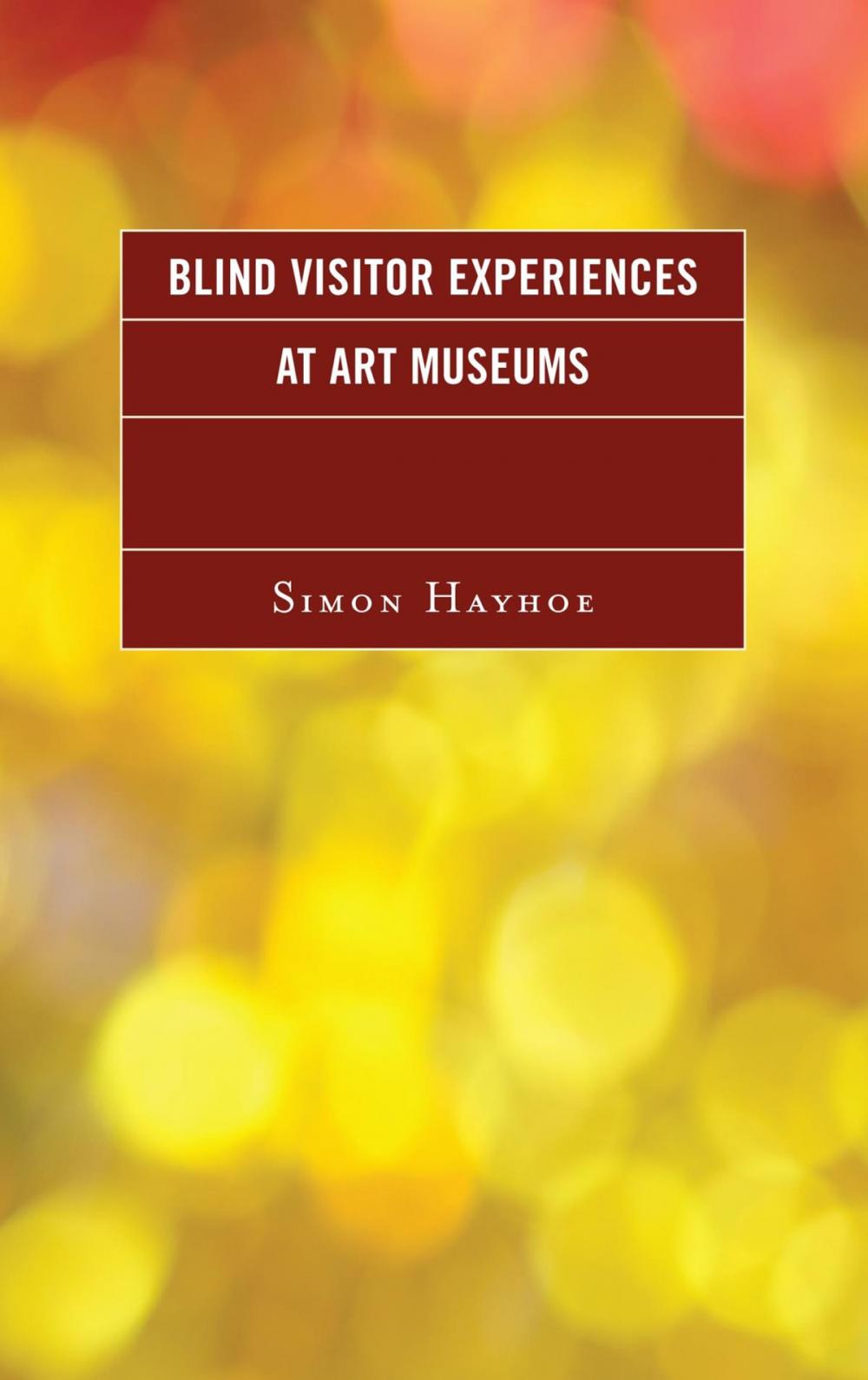 Big bigCover of Blind Visitor Experiences at Art Museums