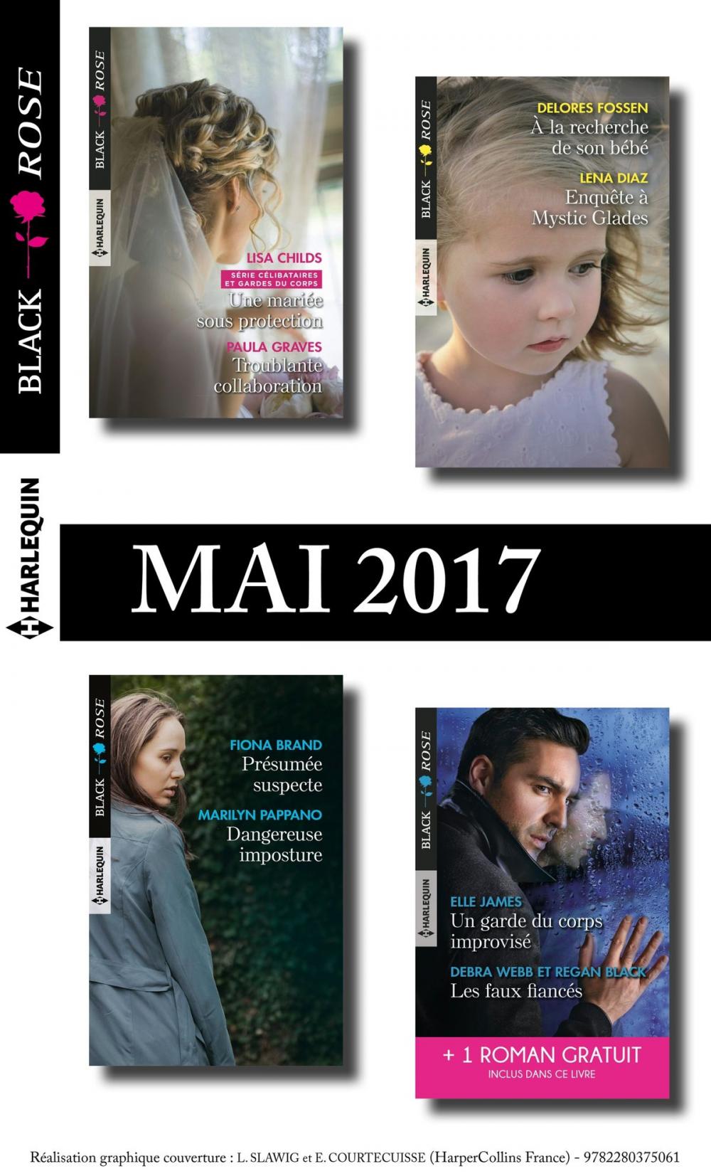 Big bigCover of 8 romans Black Rose + 1 gratuit (n°428 à 431 - Mai 2017)