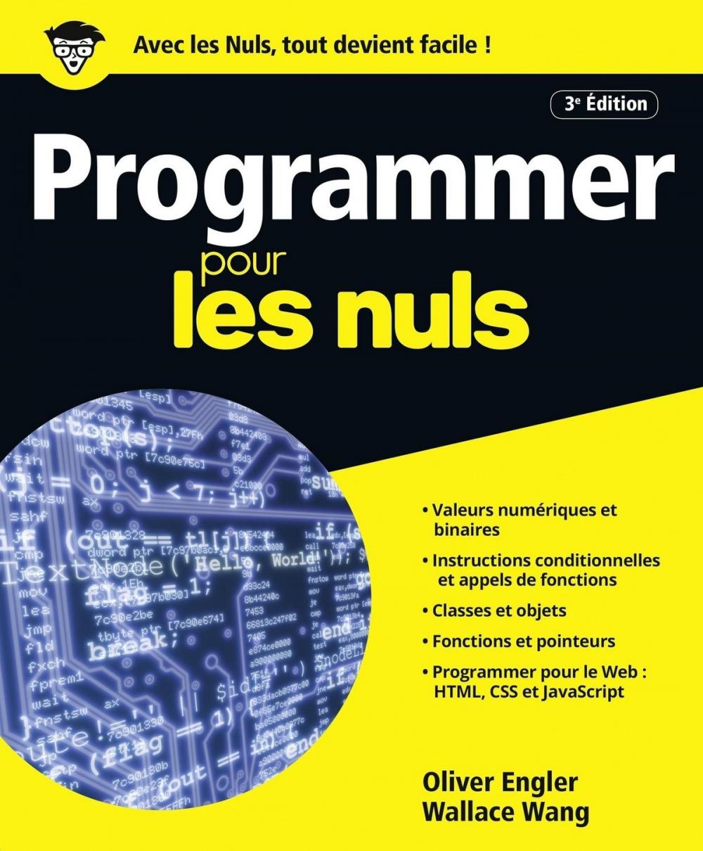 Big bigCover of Programmer pour les Nuls grand format, 3e édition