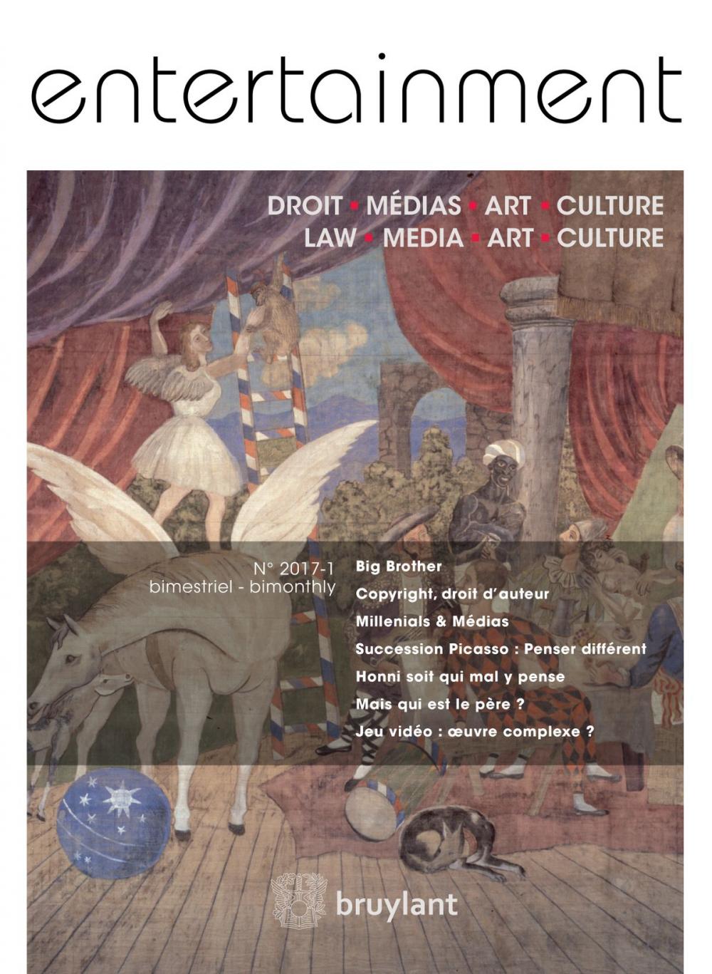 Big bigCover of Entertainment - Droit, Médias, Art, Culture 2017/1