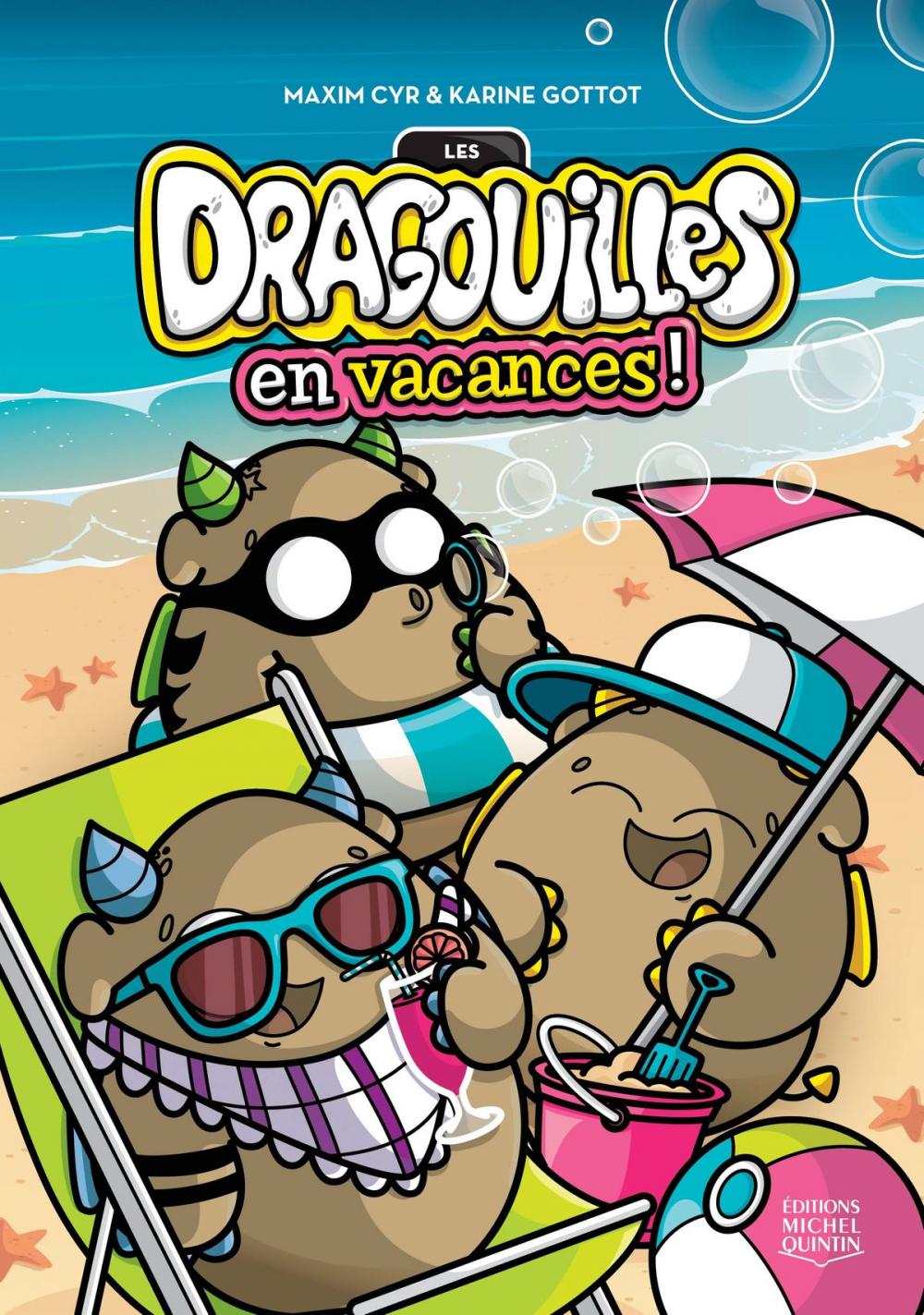 Big bigCover of Les dragouilles en vacances!