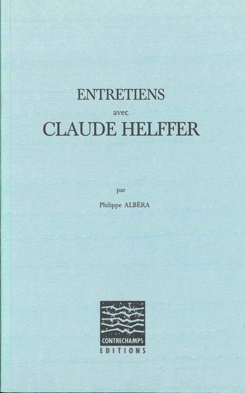 Big bigCover of Entretiens avec Claude Helffer