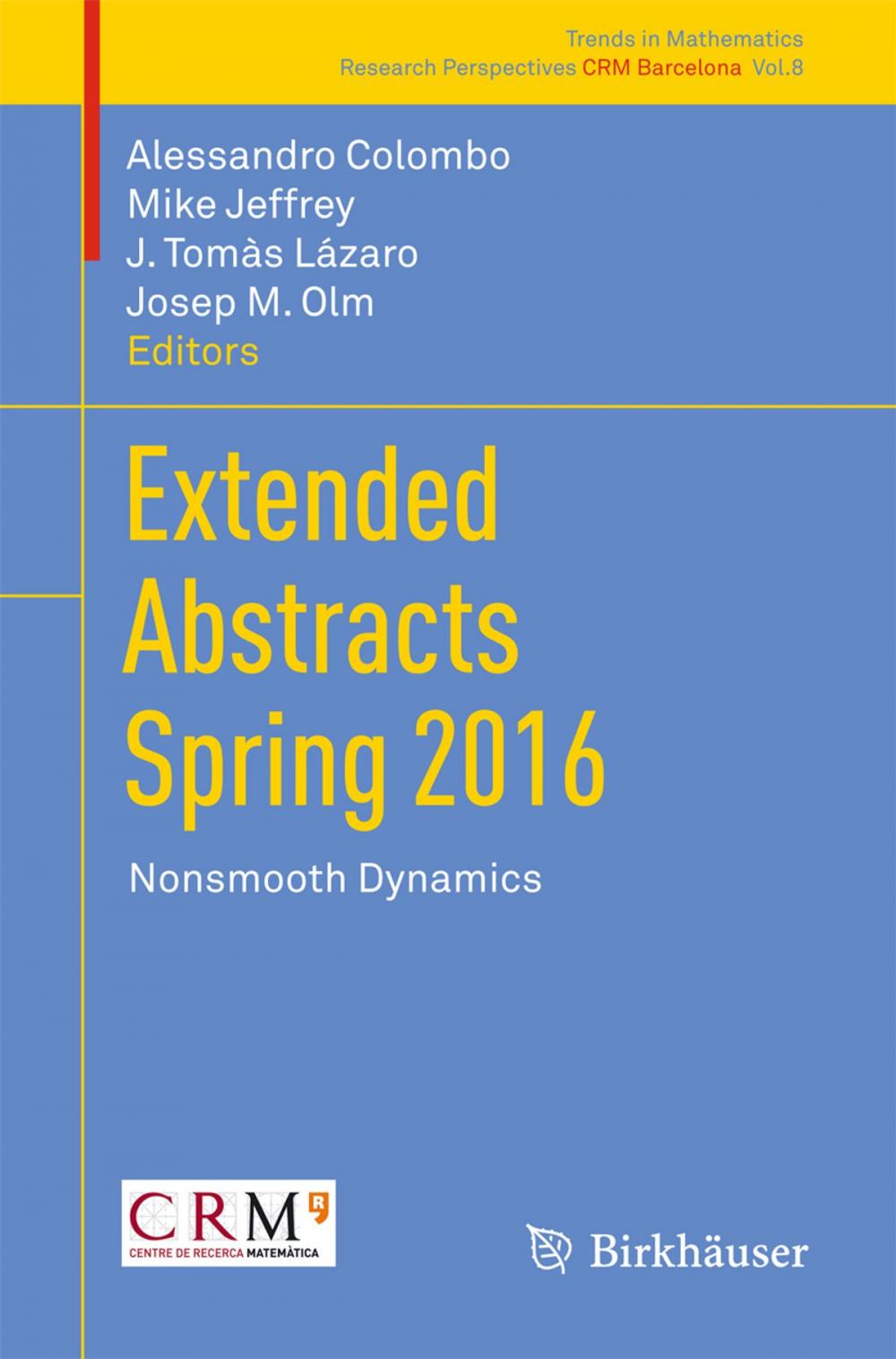 Big bigCover of Extended Abstracts Spring 2016