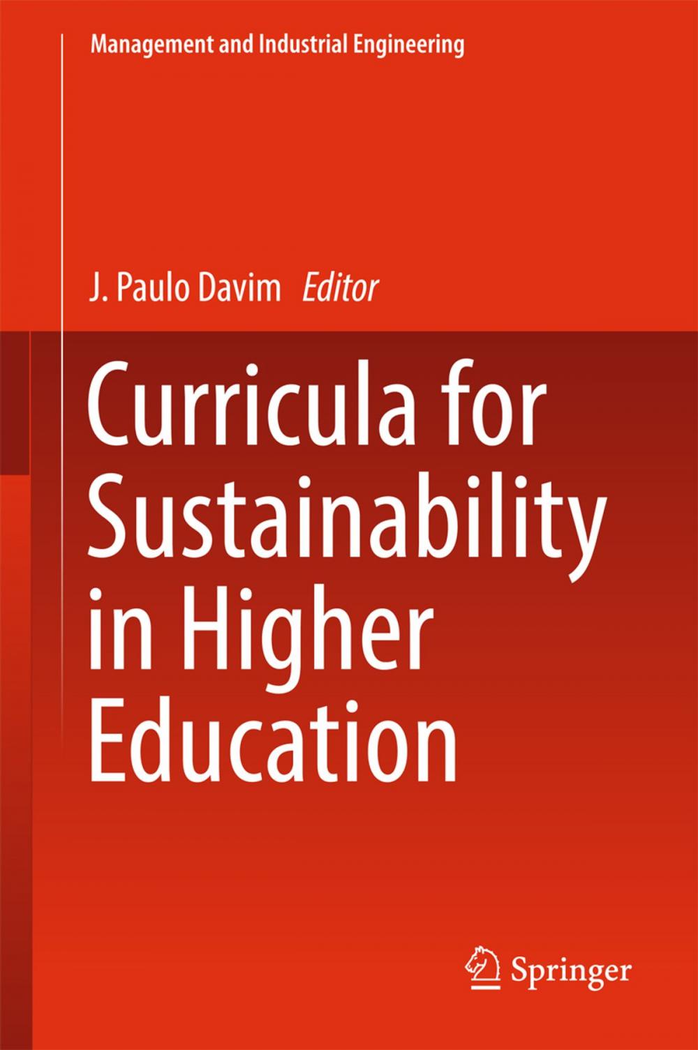 Big bigCover of Curricula for Sustainability in Higher Education