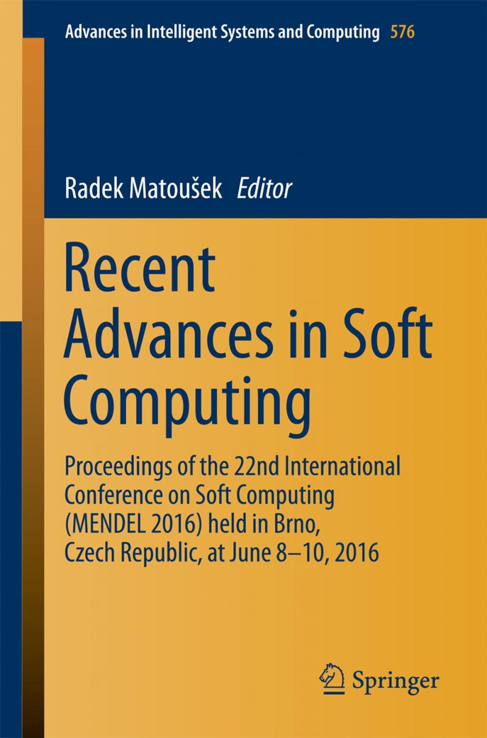 Big bigCover of Recent Advances in Soft Computing