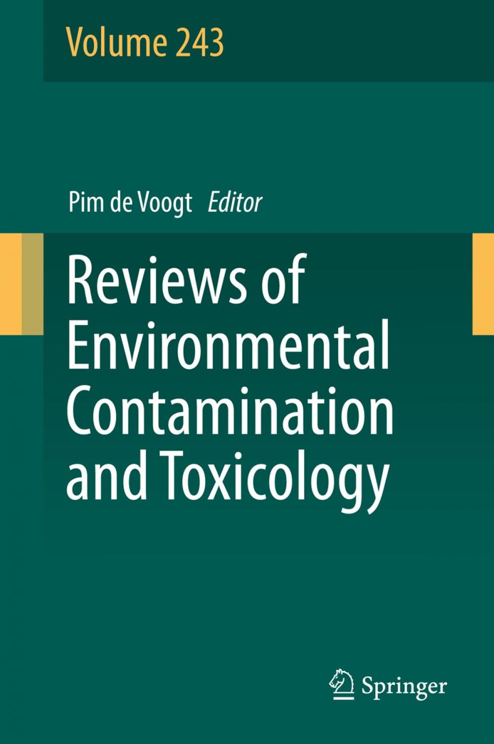 Big bigCover of Reviews of Environmental Contamination and Toxicology Volume 243