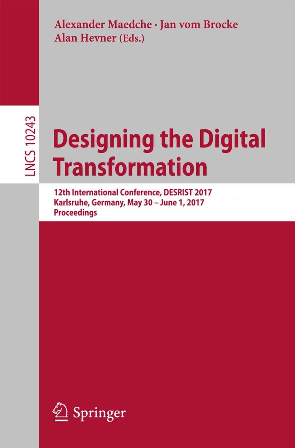 Big bigCover of Designing the Digital Transformation