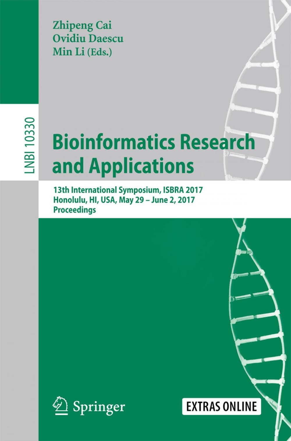 Big bigCover of Bioinformatics Research and Applications