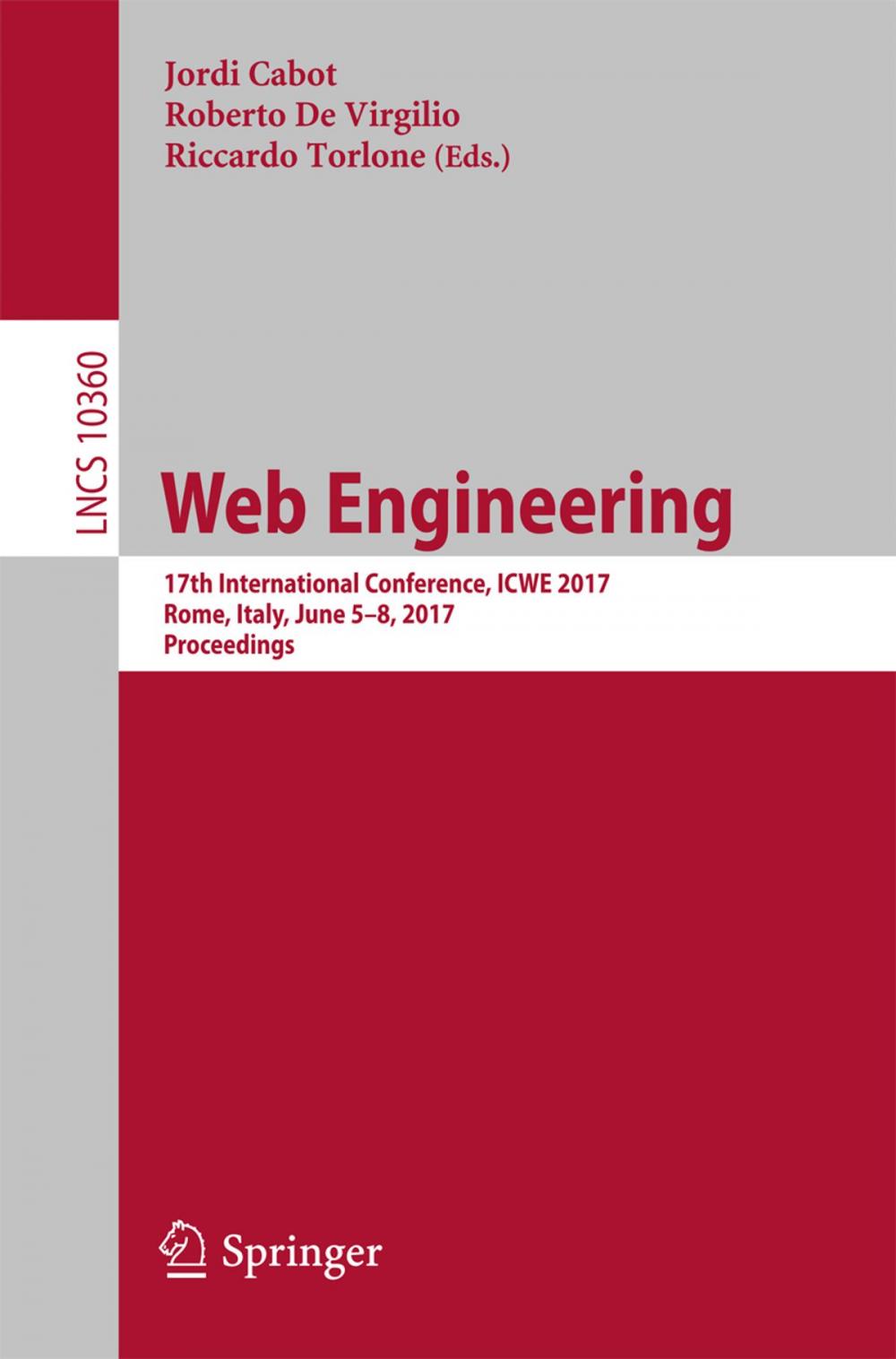 Big bigCover of Web Engineering
