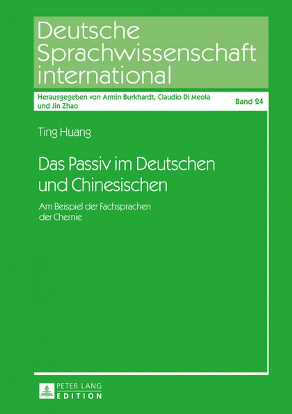 Big bigCover of Das Passiv im Deutschen und Chinesischen