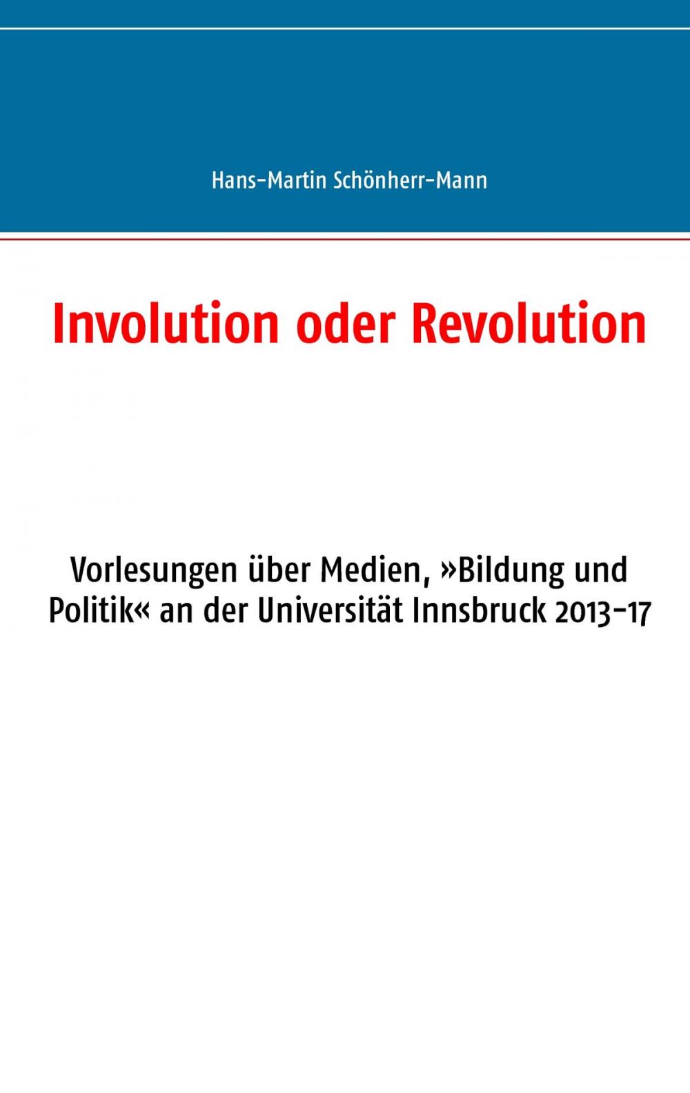 Big bigCover of Involution oder Revolution