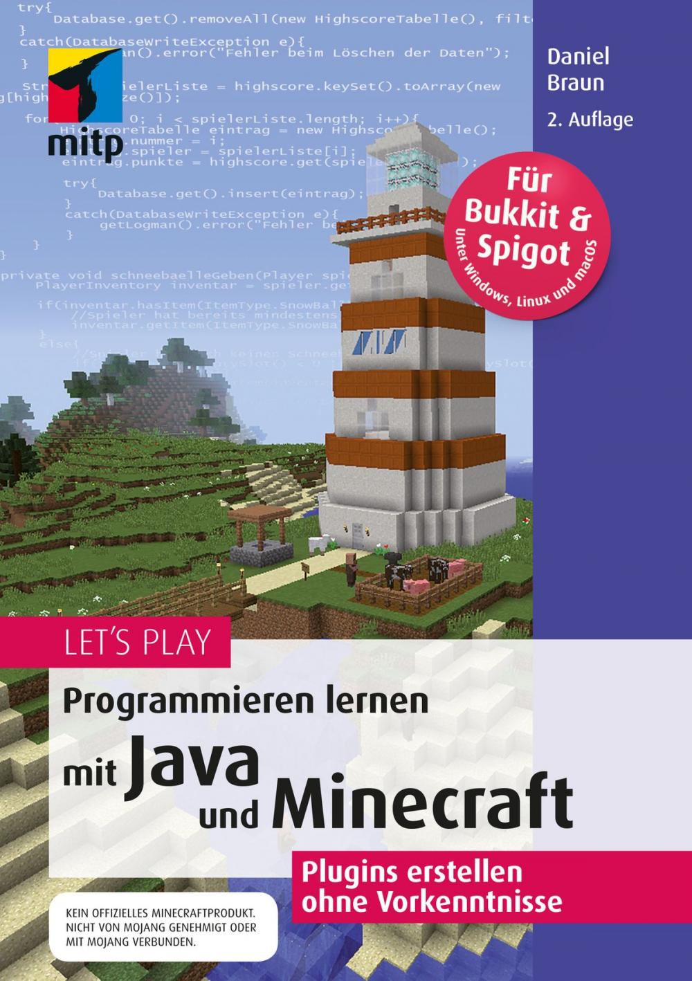 Big bigCover of Let‘s Play. Programmieren lernen mit Java und Minecraft