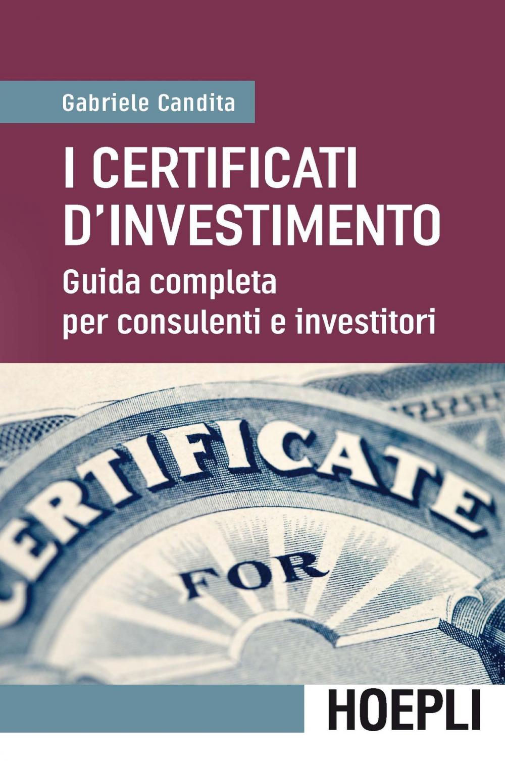 Big bigCover of I certificati d'investimento