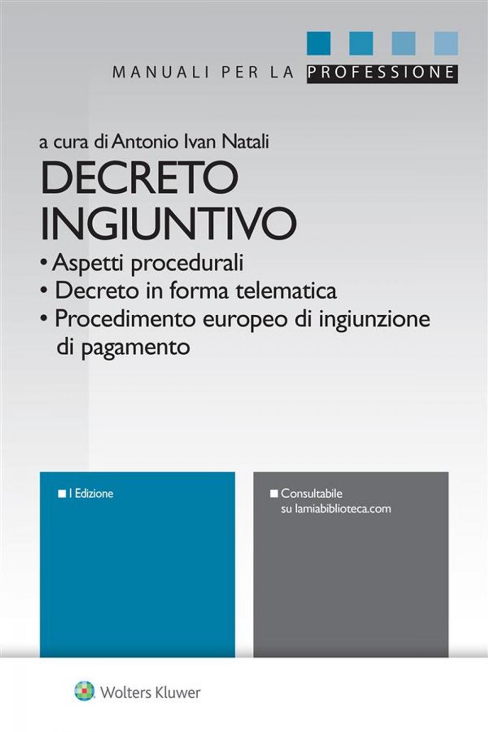 Big bigCover of Decreto ingiuntivo