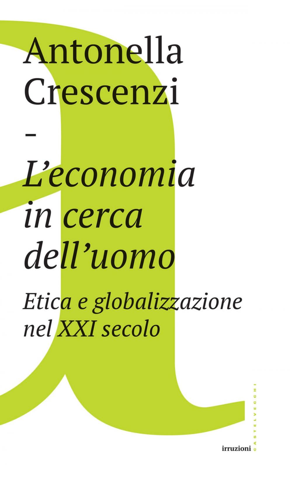 Big bigCover of L'economia in cerca dell'uomo