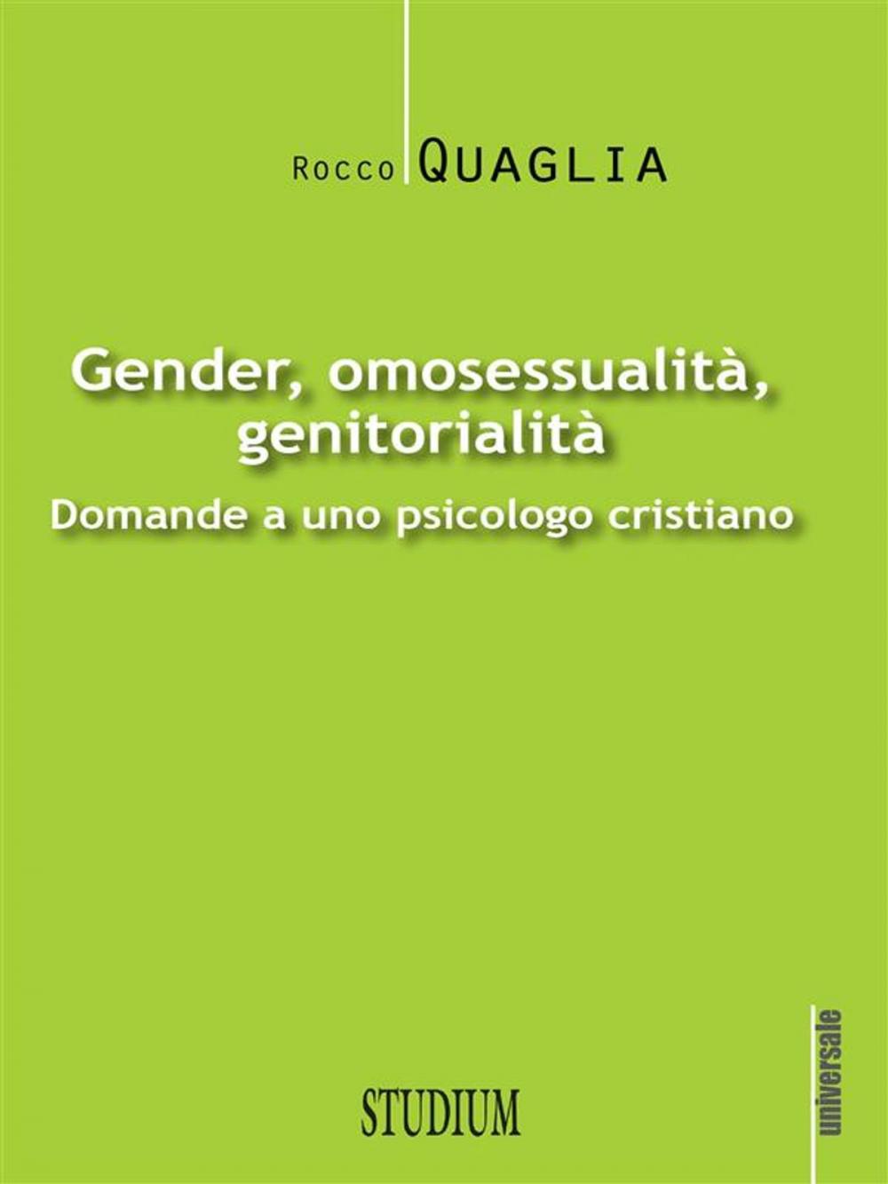 Big bigCover of Gender, omosessualità, genitorialità