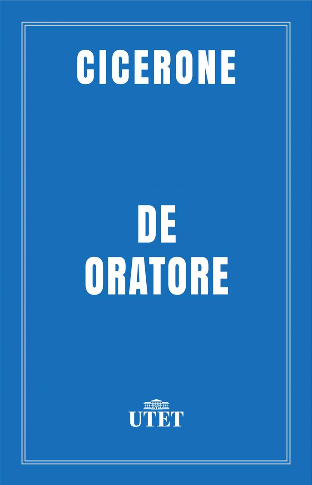 Big bigCover of De oratore