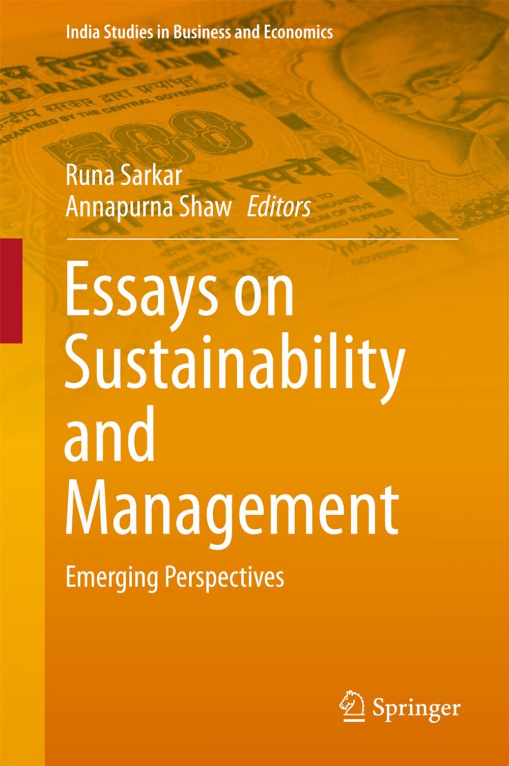 Big bigCover of Essays on Sustainability and Management