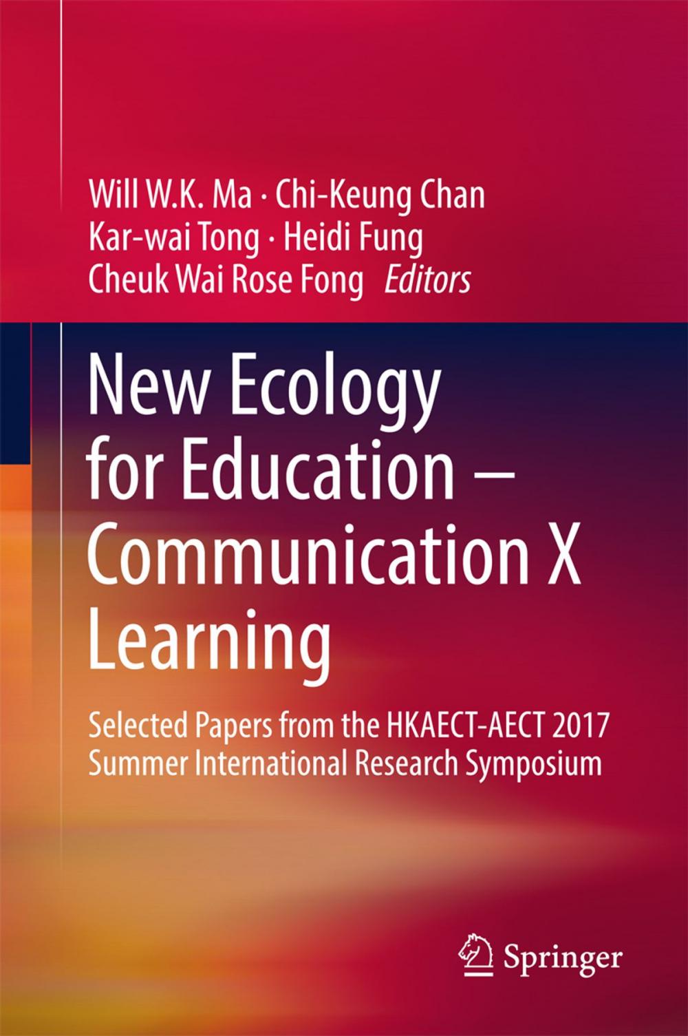 Big bigCover of New Ecology for Education — Communication X Learning